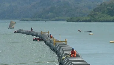 Montagem e Lançamento de Emissario Submarino - Serviços Offshore Emersos Belov