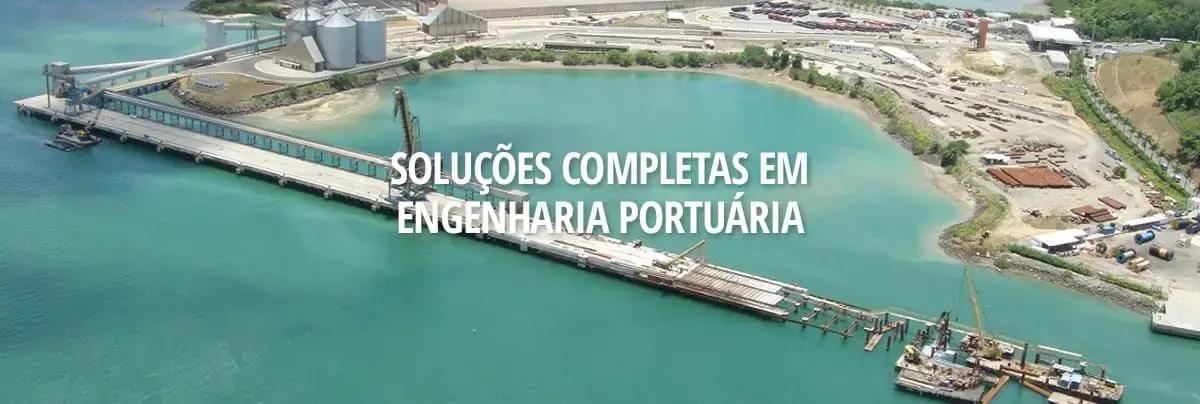 Soluções completas em engenharia portuária