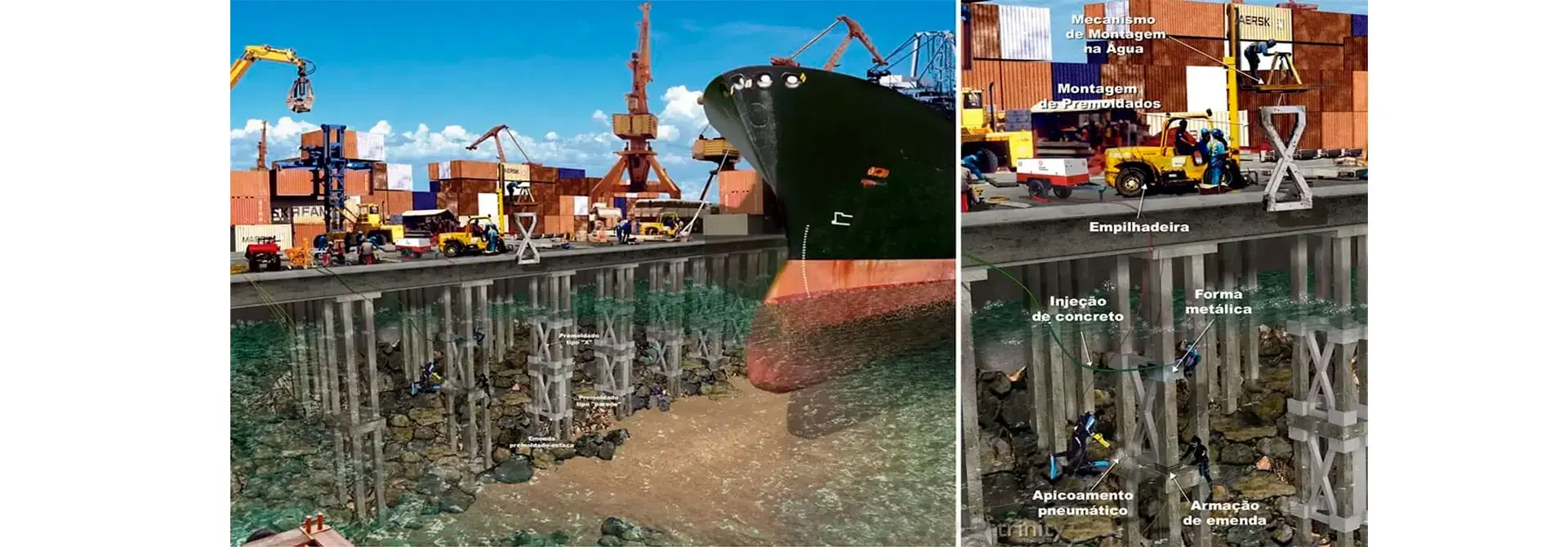 Construções de Estruturas Especiais Portuárias e Offshore