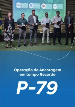 Petrobras celebra el anclaje en tiempo récord de la plataforma P-79