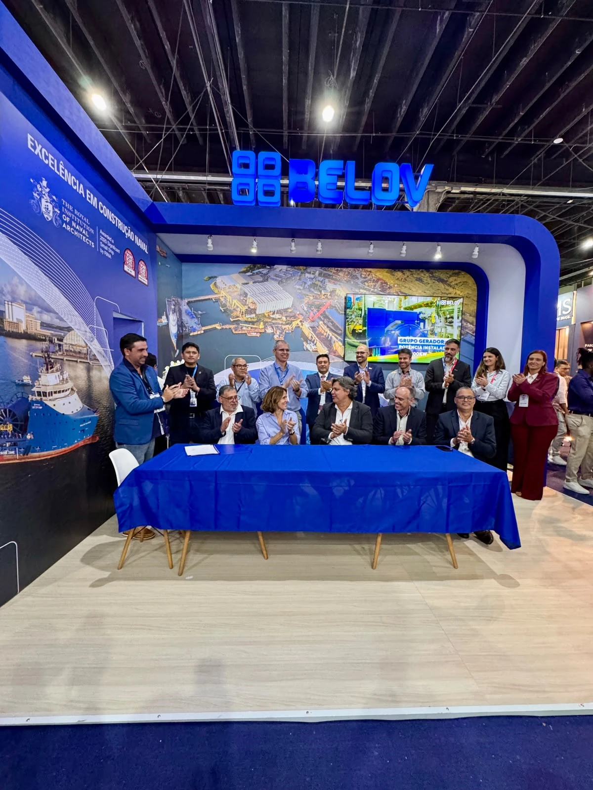 SAAM Towage and Belov Group sign contract during the 20th Navalshore